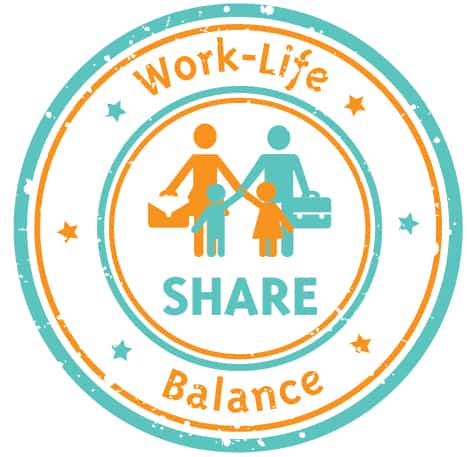 Work life Balance stamp